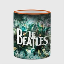 Кружка 3D The Beatles Stories, цвет: 3D-оранжевый кант — фото 2