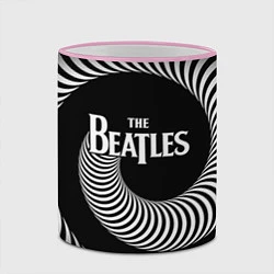Кружка 3D The Beatles: Stereo Type, цвет: 3D-розовый кант — фото 2