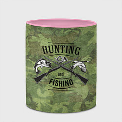 Кружка 3D Hunting & Fishing, цвет: 3D-белый + розовый — фото 2