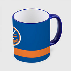 Кружка 3D New York Islanders, цвет: 3D-синий кант