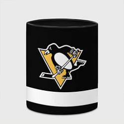 Кружка 3D Pittsburgh Penguins: Black, цвет: 3D-белый + черный — фото 2