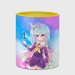 Кружка 3D No Game No Life, цвет: 3D-белый + желтый — фото 2