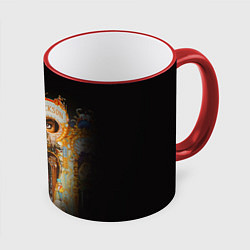 Кружка 3D Michael Jackson Show, цвет: 3D-красный кант