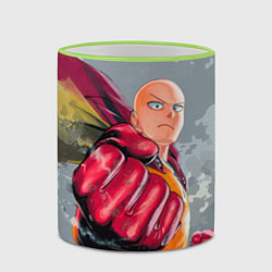 Кружка 3D One Punch Man Fist, цвет: 3D-светло-зеленый кант — фото 2