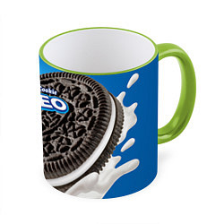 Кружка 3D Oreo, цвет: 3D-светло-зеленый кант