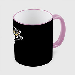 Кружка 3D Pittsburgh Penguins: Malkin, цвет: 3D-розовый кант