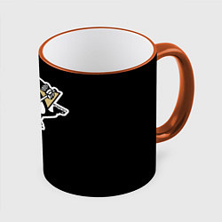 Кружка 3D Pittsburgh Penguins: Crosby, цвет: 3D-оранжевый кант