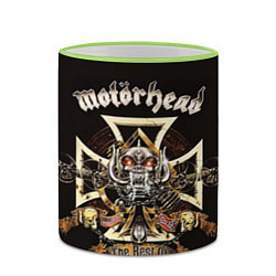 Кружка 3D Motorhead: The best of, цвет: 3D-светло-зеленый кант — фото 2