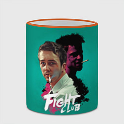 Кружка 3D Fight Club Stories, цвет: 3D-оранжевый кант — фото 2