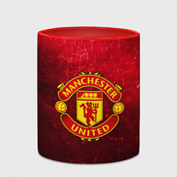 Кружка 3D Манчестер Юнайтед, цвет: 3D-белый + красный — фото 2