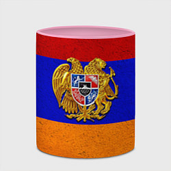 Кружка 3D Армения, цвет: 3D-белый + розовый — фото 2