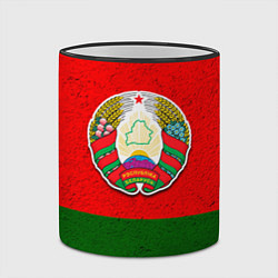 Кружка 3D Герб Беларуси, цвет: 3D-черный кант — фото 2