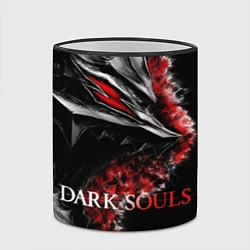 Кружка 3D Dark Souls: Wolf, цвет: 3D-черный кант — фото 2