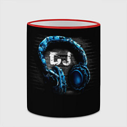 Кружка 3D DJ, цвет: 3D-красный кант — фото 2