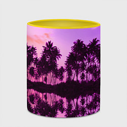 Кружка 3D Hawaii dream, цвет: 3D-белый + желтый — фото 2