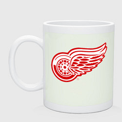Кружка керамическая Detroit Red Wings, цвет: фосфор