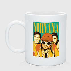 Кружка керамическая Nirvana, цвет: белый