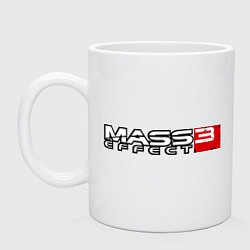 Кружка керамическая Mass Effect 3, цвет: белый