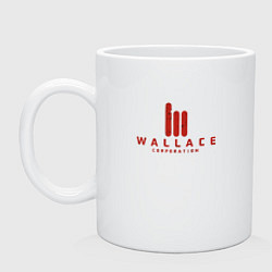 Кружка керамическая Wallace Corporation, цвет: белый