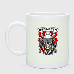 Кружка керамическая Megadeth Rocker, цвет: фосфор