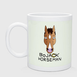 Кружка керамическая BoJack Horseman, цвет: фосфор