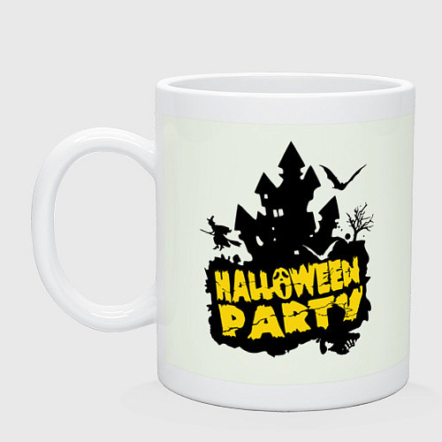 Кружка Halloween party-замок / Фосфор – фото 1