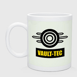 Кружка керамическая Vault-tec, цвет: фосфор