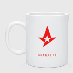 Кружка керамическая Astralis - The Form, цвет: белый