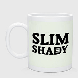 Кружка керамическая Slim Shady: Big E, цвет: фосфор
