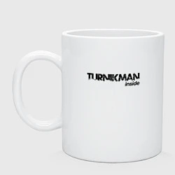 Кружка керамическая Turnikman Inside, цвет: белый