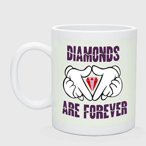 Кружка Diamonds are forever / Фосфор – фото 1
