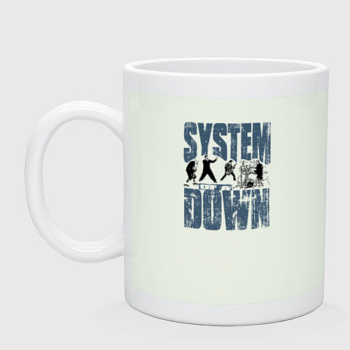 Кружка System of a Down большое лого / Фосфор – фото 1