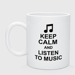 Кружка Keep Calm & Listen To Music
