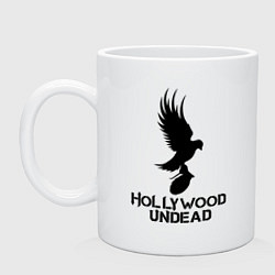 Кружка керамическая Hollywood Undead, цвет: белый