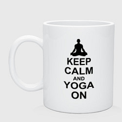 Кружка Keep Calm & Yoga On