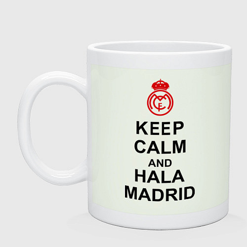 Кружка Keep Calm & Hala Madrid / Фосфор – фото 1