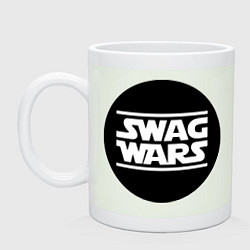 Кружка керамическая SWAG Wars, цвет: фосфор