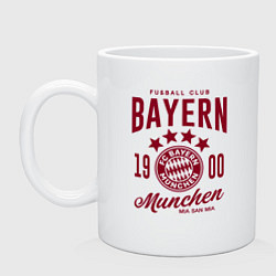 Кружка керамическая Bayern Munchen 1900, цвет: белый