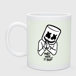 Кружка керамическая Mello Made it Right, цвет: фосфор