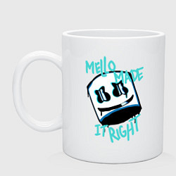 Кружка керамическая Mello Made it Right, цвет: белый