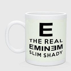 Кружка керамическая The real eminem, цвет: фосфор