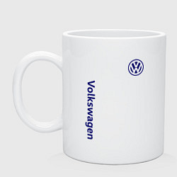 Кружка керамическая VOLKSWAGEN, цвет: белый