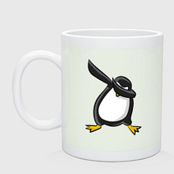 Кружка керамическая DAB Pinguin, цвет: фосфор