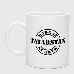 Кружка керамическая Made in Tatarstan, цвет: белый