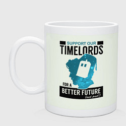 Кружка керамическая Доктор Кто, цвет: фосфор