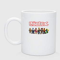 Кружка керамическая ROBLOX, цвет: белый