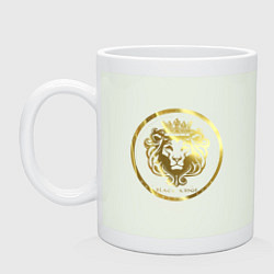 Кружка керамическая Golden lion, цвет: фосфор