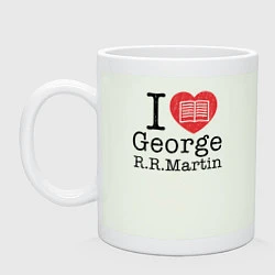 Кружка керамическая I Love George Martin, цвет: фосфор