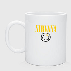 Кружка керамическая NIRVANA, цвет: белый