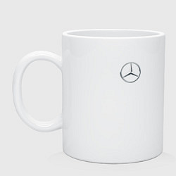 Кружка керамическая MERCEDES-BENZ, цвет: белый